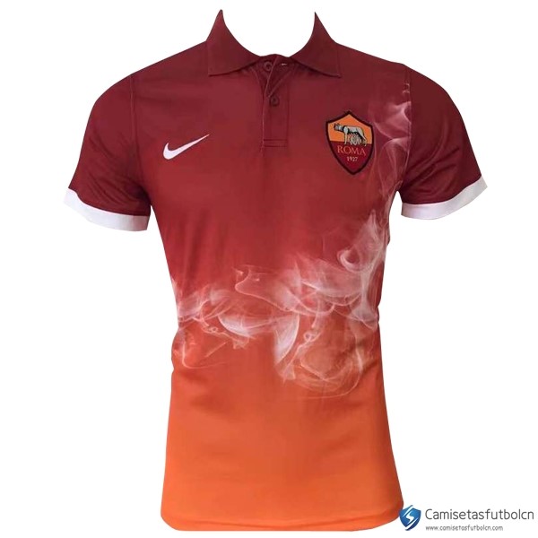 Polo AS Roma 2017-18 Naranja